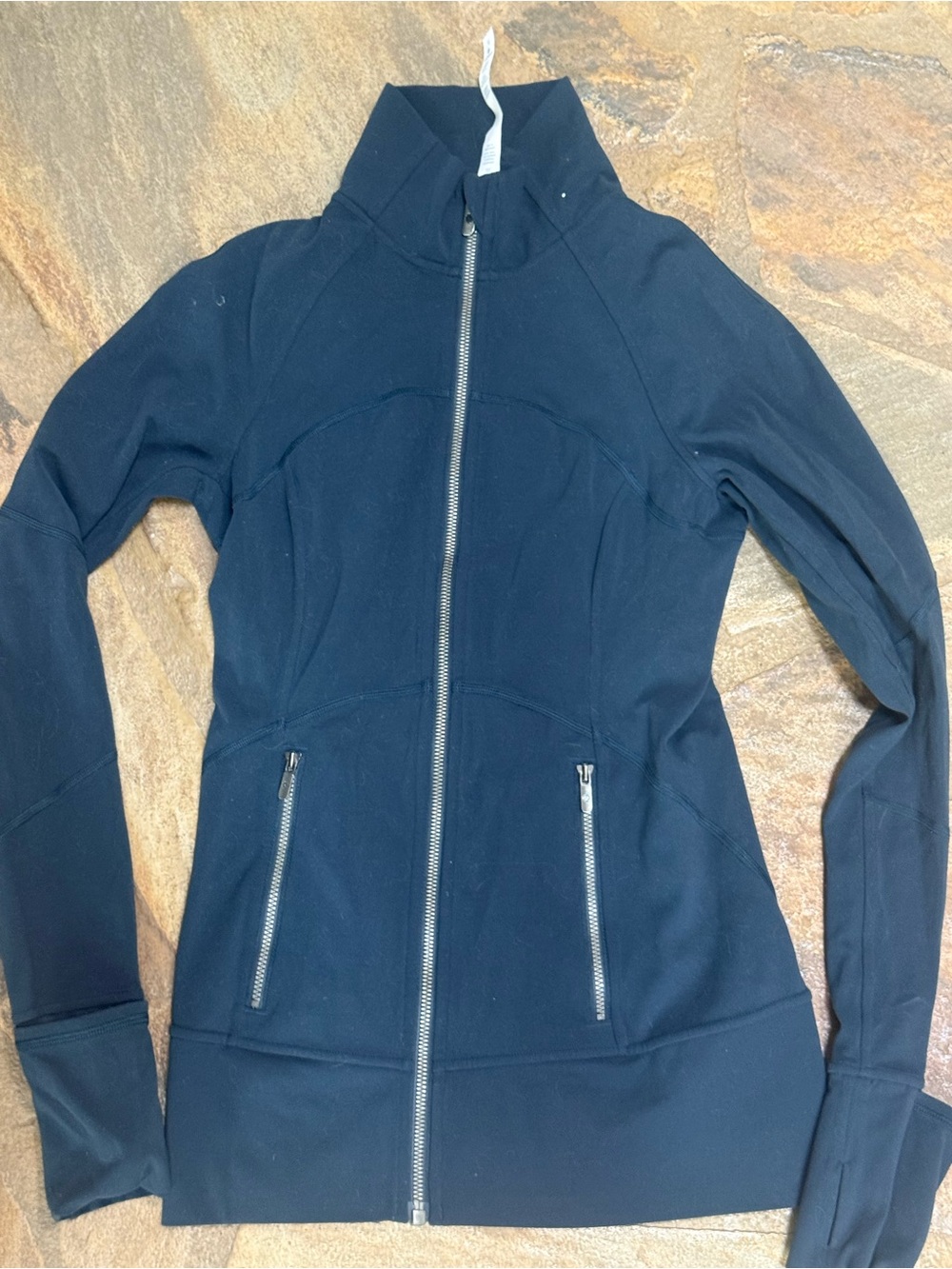 lululemon athletica Dark Teal Almost Black Full-Zip Utility Jacket